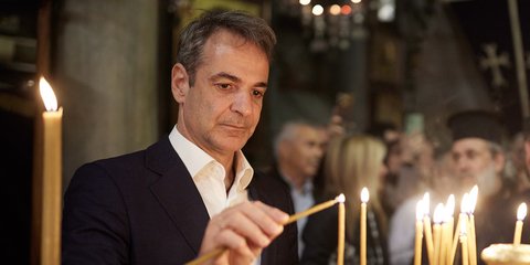 Κυριάκος Μητσοτάκης εκκλησία